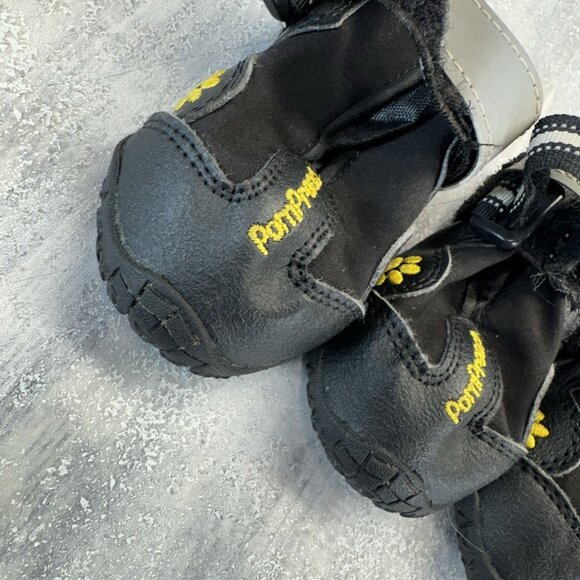 PomPreece Dog Boots Size 3 Hook And Loop Closure Reflective Straps - Picture 2 of 5